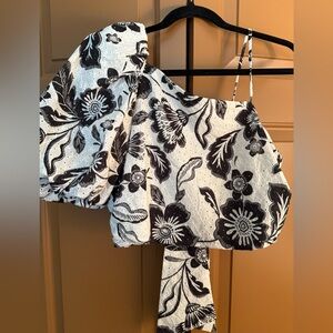 Maeve by Anthropologie Floral Eyelet One-Shoulder Top - NWT